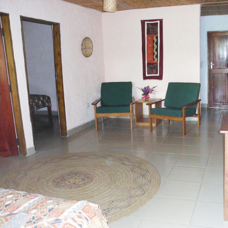 The living area of a Family Mbega room